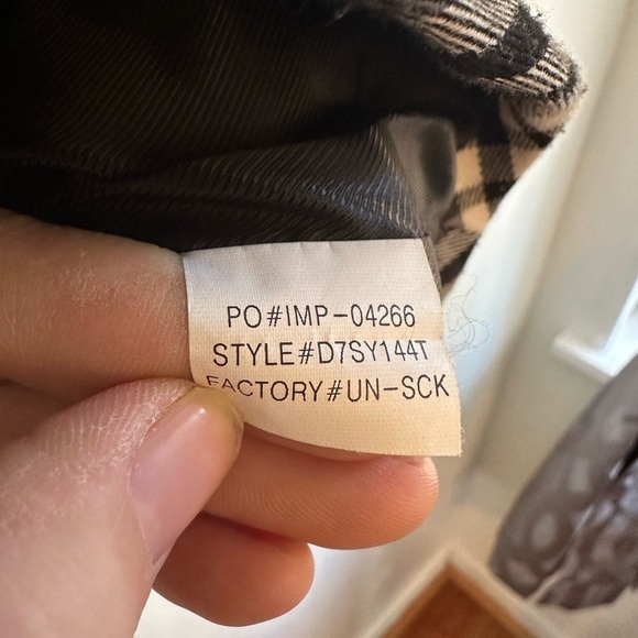 Fang Women’s Black and White Plaid Jacket Size Small - Picture 11 of 11